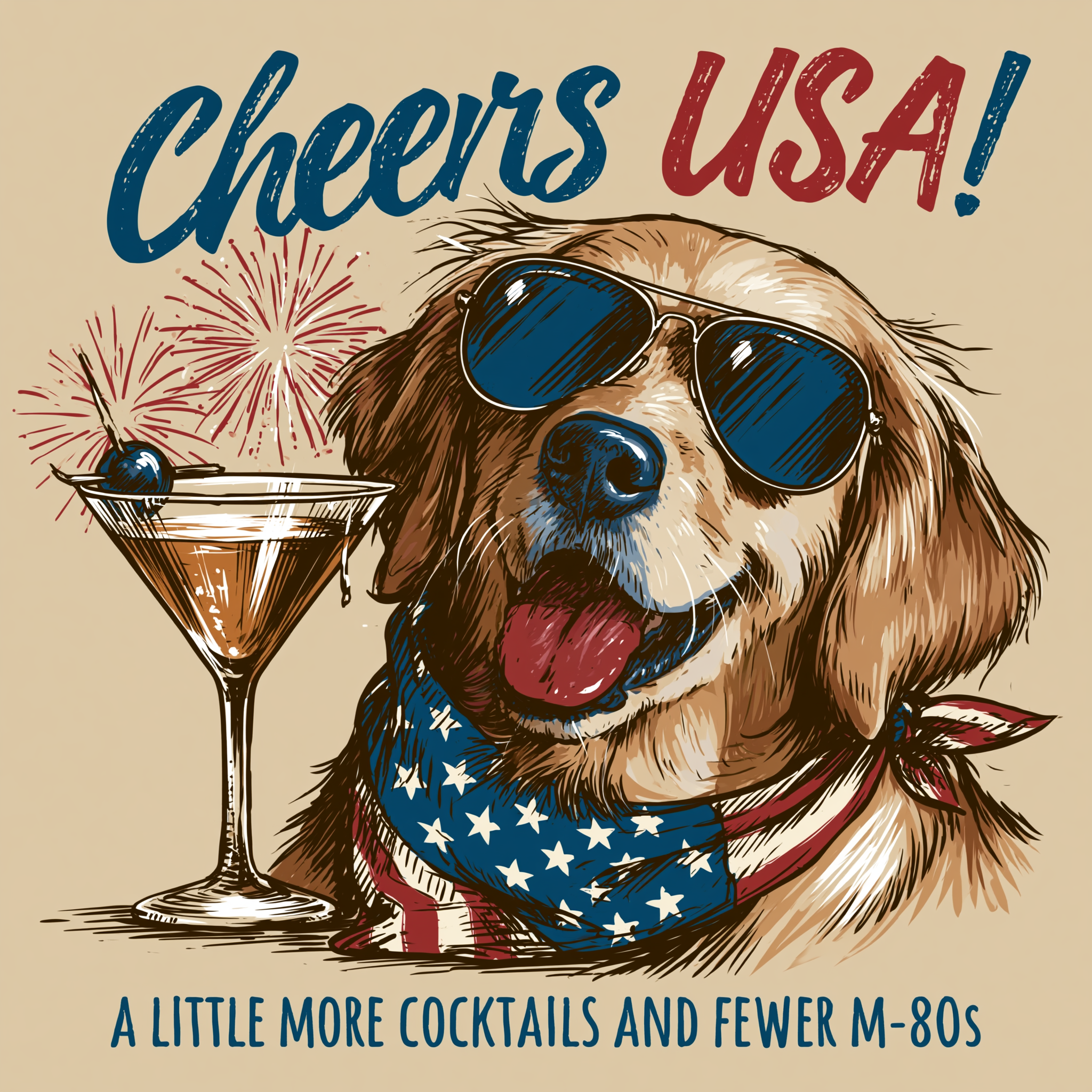 Fancy Pet Tails | July 4th Dog Collection — Custom Pet Art Apparel