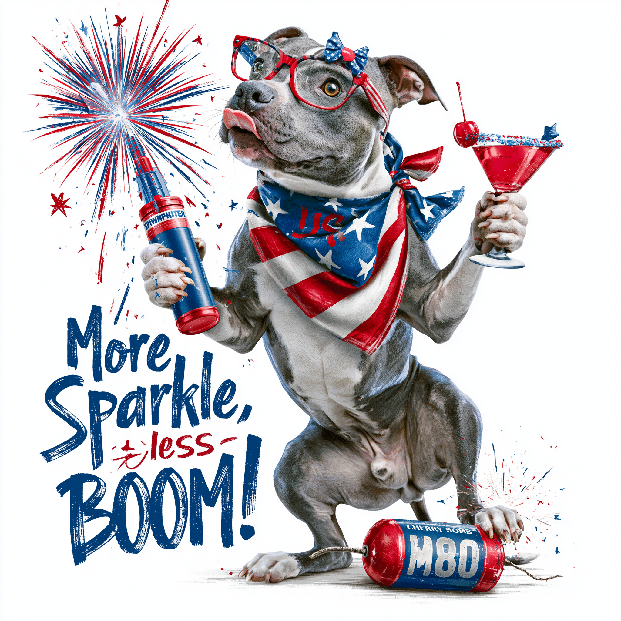 Fancy Pet Tails | July 4th Dog Collection — Custom Pet Art Apparel