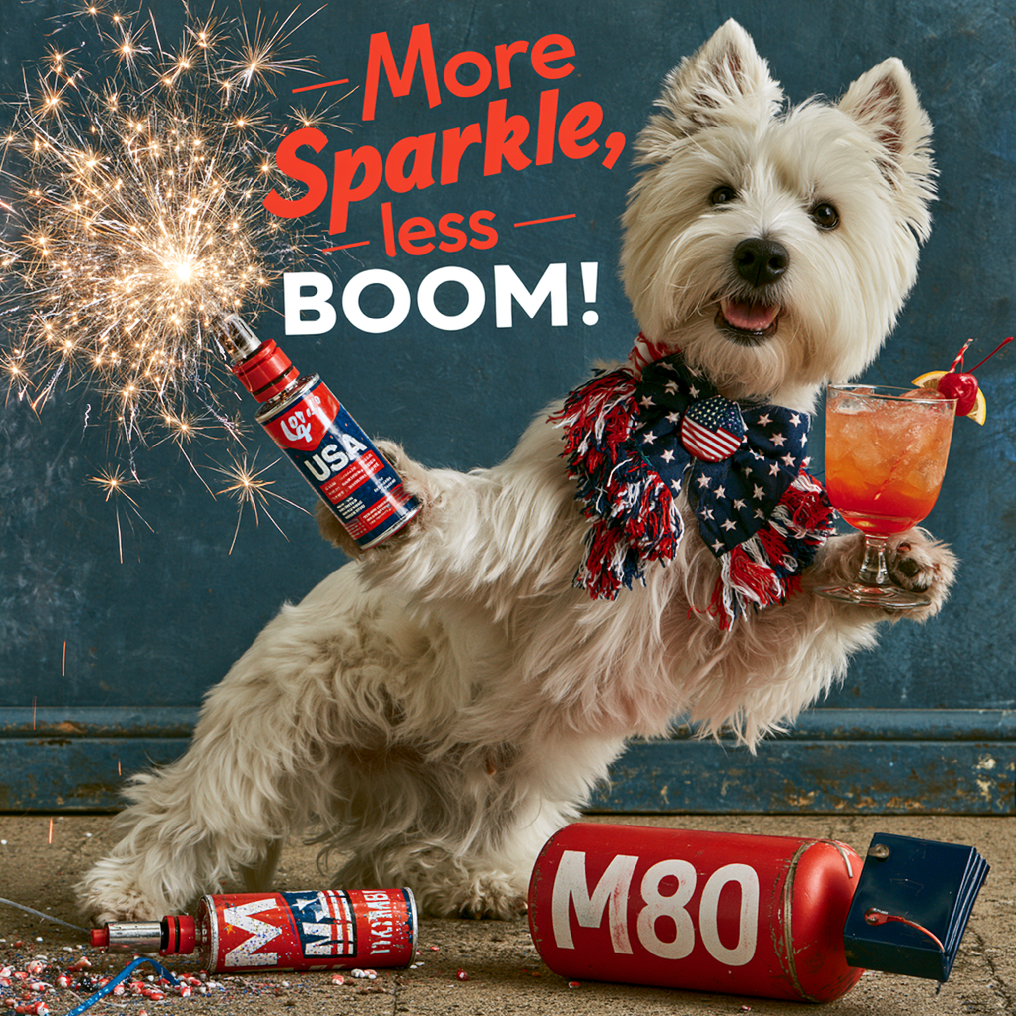Fancy Pet Tails | July 4th Dog Collection — Custom Pet Art Apparel