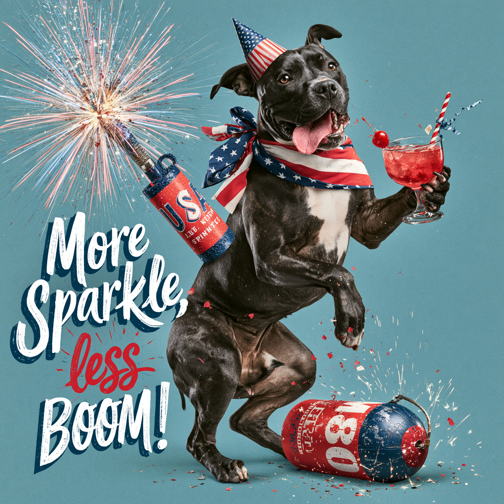 Fancy Pet Tails | July 4th Dog Collection — Custom Pet Art Apparel